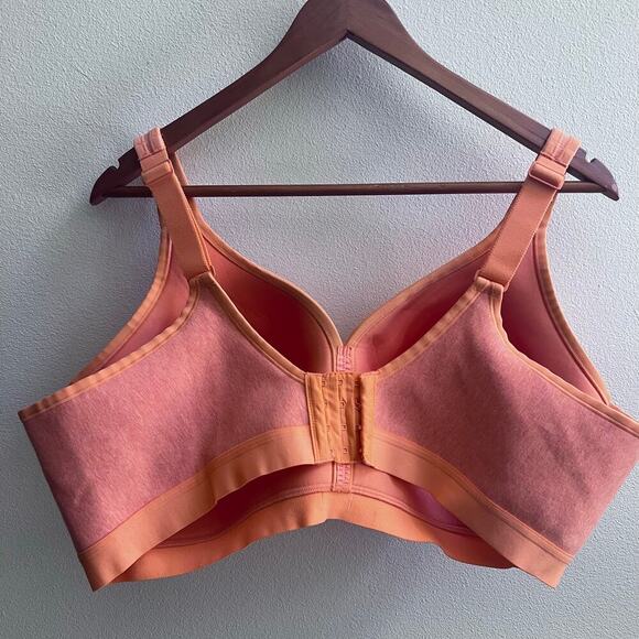 Cacique Full Coverage Supportive Bra Wide Strap Orange Women's Size 48D - Picture 2 of 6